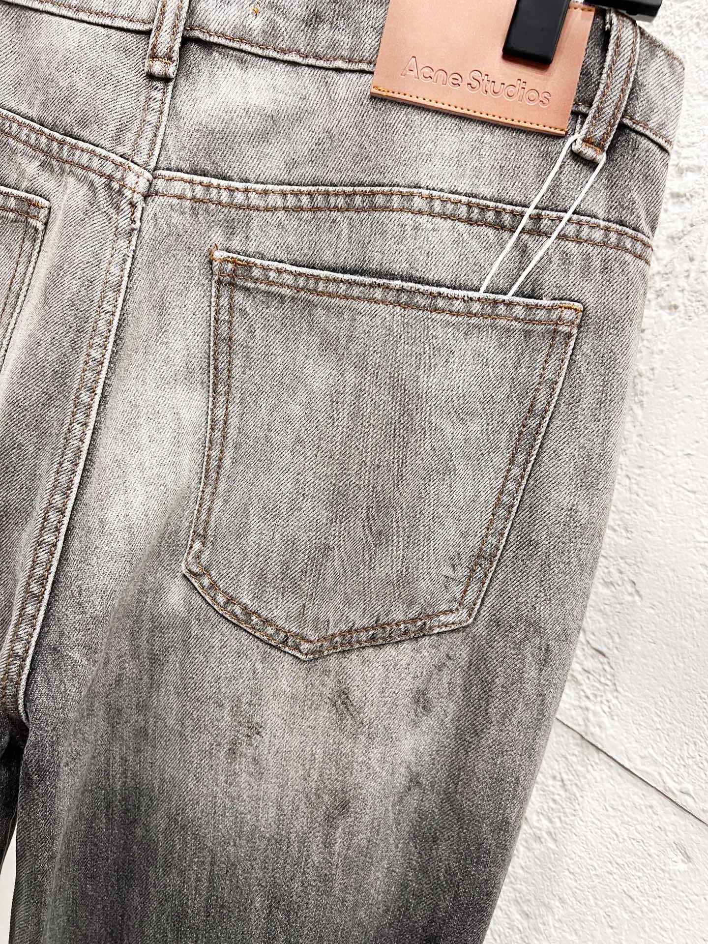 ：H Acne Studios SS 25 Same Style Quality ， ， ， ， ， ！ ， ， ！！！ Color： Gray Size：30、32、34、36